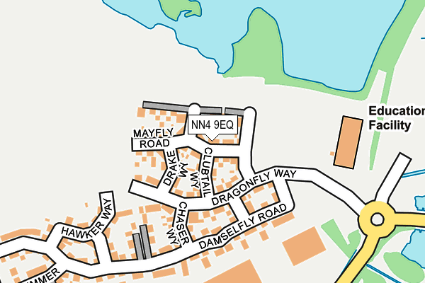 NN4 9EQ map - OS OpenMap – Local (Ordnance Survey)