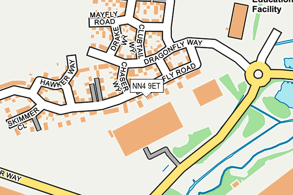 NN4 9ET map - OS OpenMap – Local (Ordnance Survey)
