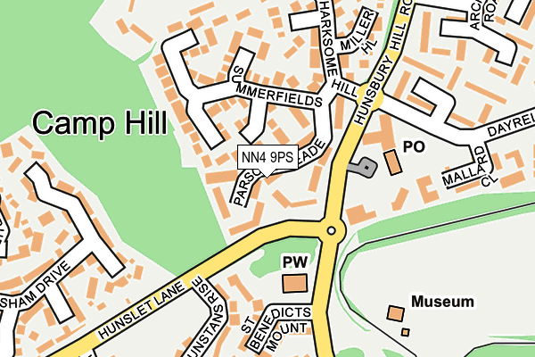 NN4 9PS map - OS OpenMap – Local (Ordnance Survey)