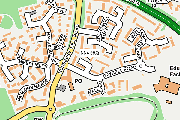 NN4 9RQ map - OS OpenMap – Local (Ordnance Survey)