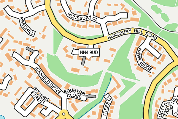 NN4 9UD map - OS OpenMap – Local (Ordnance Survey)