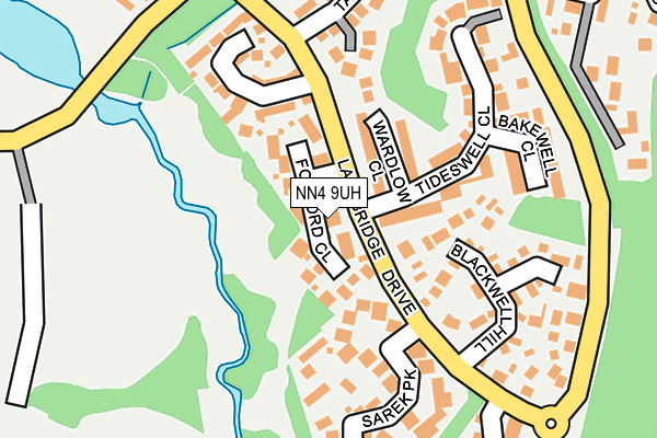 NN4 9UH map - OS OpenMap – Local (Ordnance Survey)
