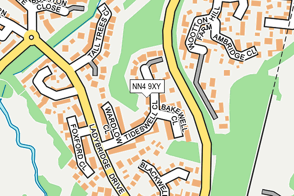 NN4 9XY map - OS OpenMap – Local (Ordnance Survey)