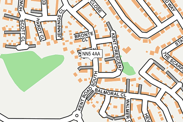 NN5 4AA map - OS OpenMap – Local (Ordnance Survey)