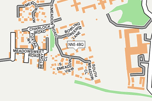 NN5 4BQ map - OS OpenMap – Local (Ordnance Survey)