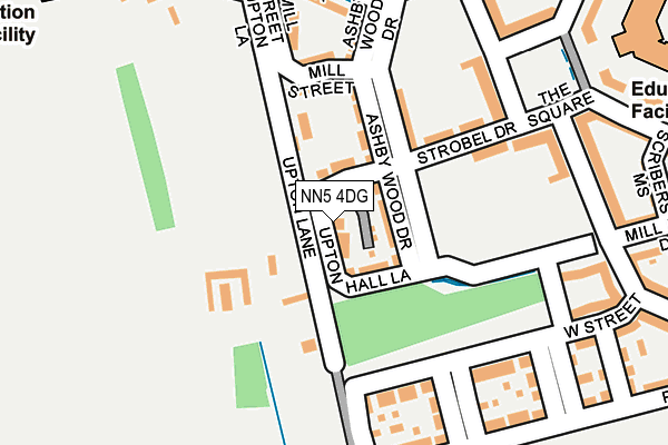 NN5 4DG map - OS OpenMap – Local (Ordnance Survey)