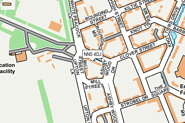 NN5 4DJ map - OS OpenMap – Local (Ordnance Survey)