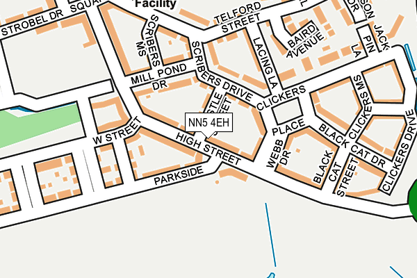 NN5 4EH map - OS OpenMap – Local (Ordnance Survey)