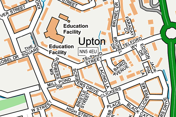 NN5 4EU map - OS OpenMap – Local (Ordnance Survey)