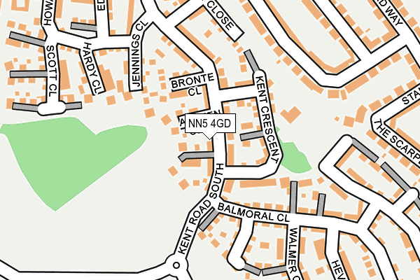 NN5 4GD map - OS OpenMap – Local (Ordnance Survey)