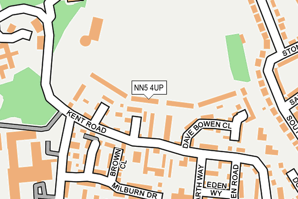 NN5 4UP map - OS OpenMap – Local (Ordnance Survey)