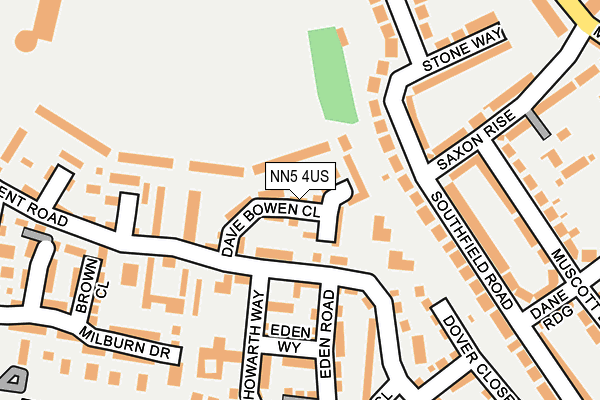 NN5 4US map - OS OpenMap – Local (Ordnance Survey)