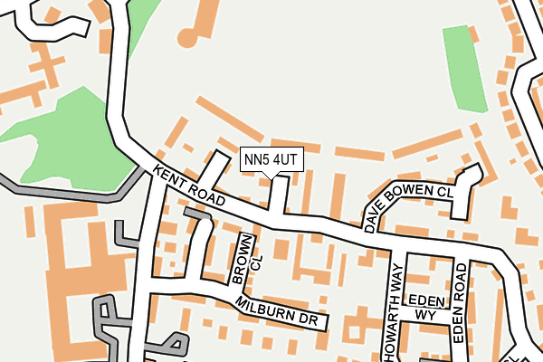 NN5 4UT map - OS OpenMap – Local (Ordnance Survey)