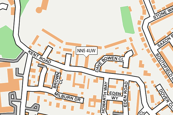NN5 4UW map - OS OpenMap – Local (Ordnance Survey)