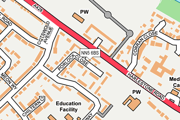 Map of EAO CONSTRUCTION LIMITED at local scale