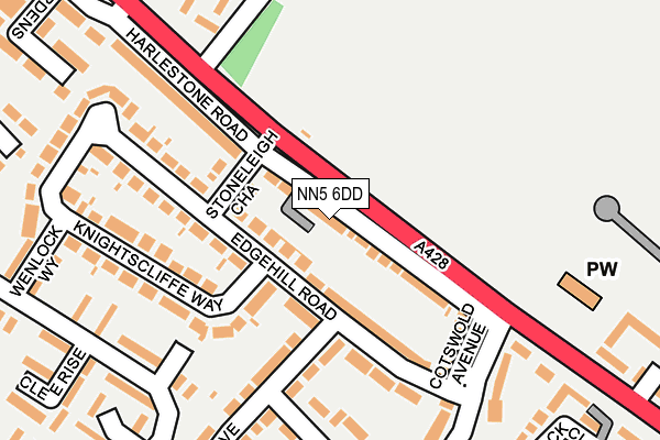 NN5 6DD map - OS OpenMap – Local (Ordnance Survey)