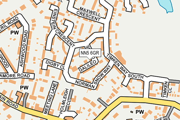 NN5 6GR map - OS OpenMap – Local (Ordnance Survey)