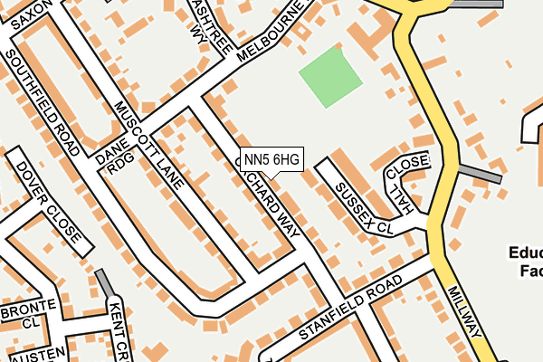 NN5 6HG map - OS OpenMap – Local (Ordnance Survey)