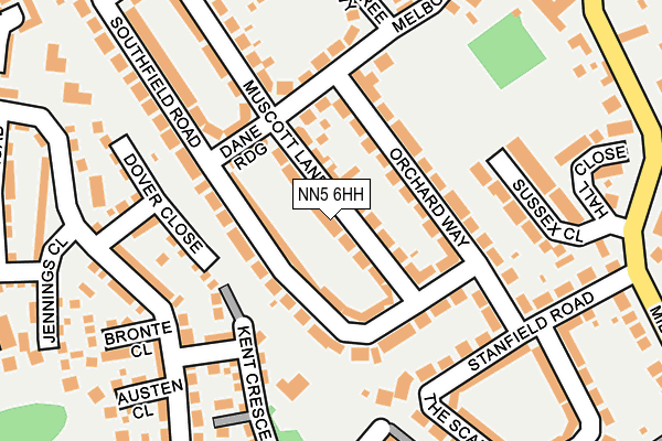 NN5 6HH map - OS OpenMap – Local (Ordnance Survey)