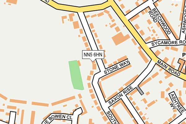 NN5 6HN map - OS OpenMap – Local (Ordnance Survey)