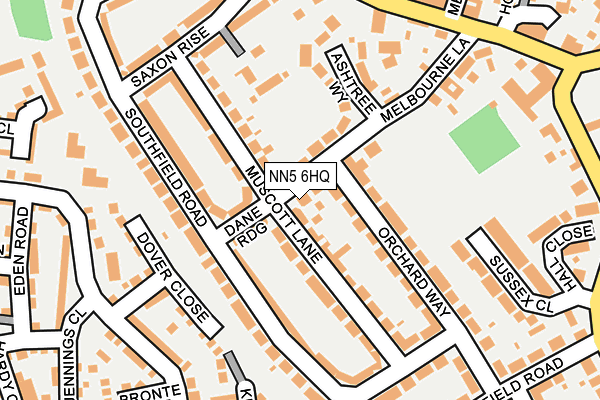 NN5 6HQ map - OS OpenMap – Local (Ordnance Survey)