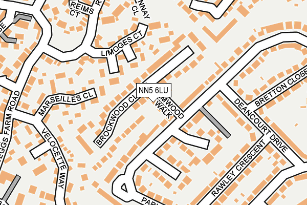 NN5 6LU map - OS OpenMap – Local (Ordnance Survey)