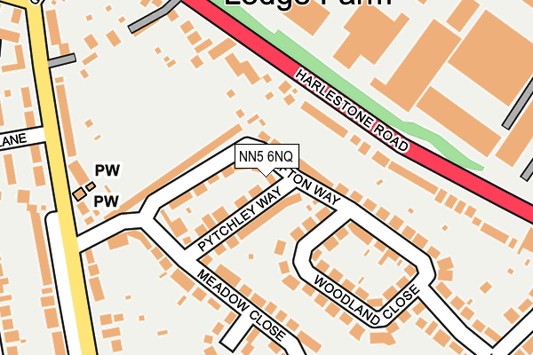 NN5 6NQ map - OS OpenMap – Local (Ordnance Survey)