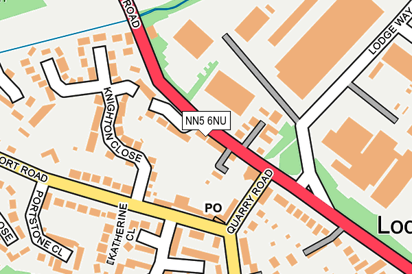 NN5 6NU map - OS OpenMap – Local (Ordnance Survey)