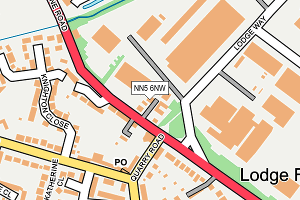NN5 6NW map - OS OpenMap – Local (Ordnance Survey)
