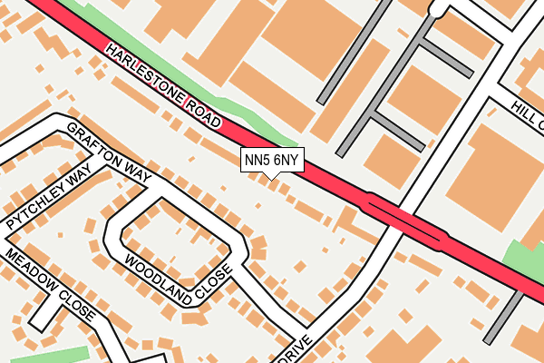 NN5 6NY map - OS OpenMap – Local (Ordnance Survey)