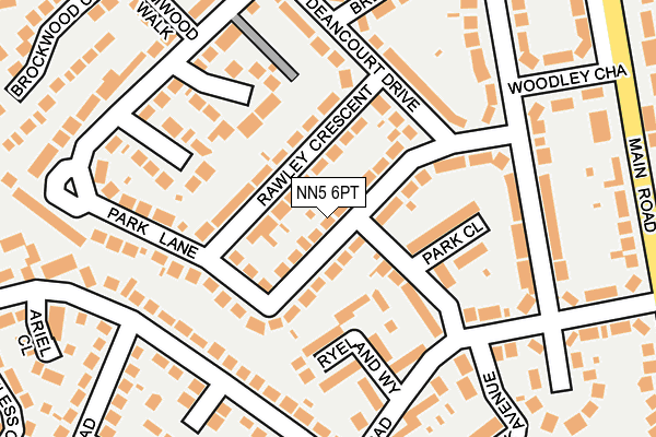 NN5 6PT map - OS OpenMap – Local (Ordnance Survey)