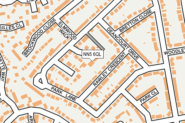 NN5 6QL map - OS OpenMap – Local (Ordnance Survey)