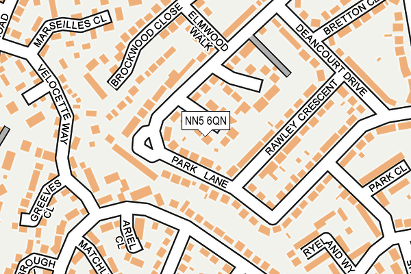 NN5 6QN map - OS OpenMap – Local (Ordnance Survey)