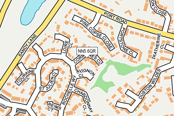 NN5 6QR map - OS OpenMap – Local (Ordnance Survey)