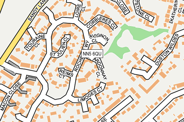 NN5 6QU map - OS OpenMap – Local (Ordnance Survey)