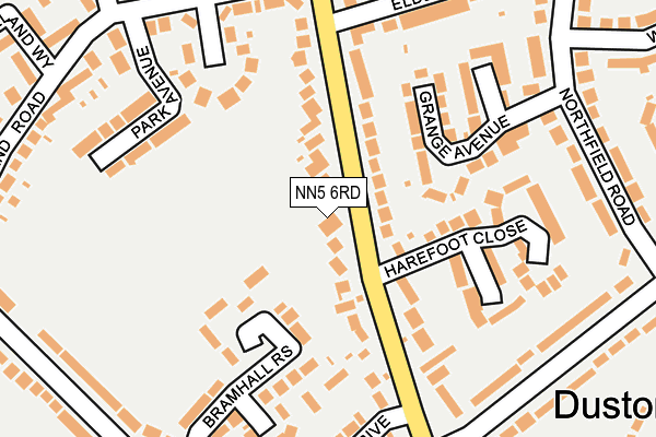 NN5 6RD map - OS OpenMap – Local (Ordnance Survey)