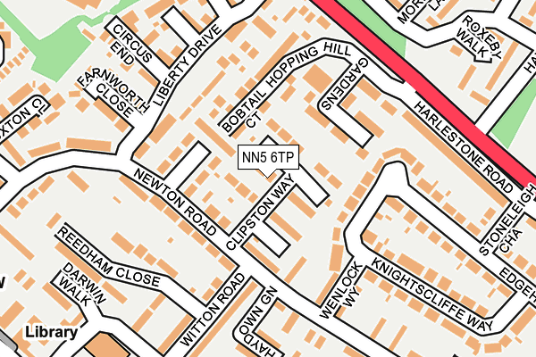 NN5 6TP map - OS OpenMap – Local (Ordnance Survey)