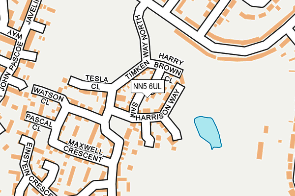 NN5 6UL map - OS OpenMap – Local (Ordnance Survey)