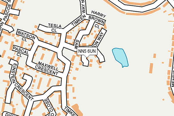 NN5 6UN map - OS OpenMap – Local (Ordnance Survey)