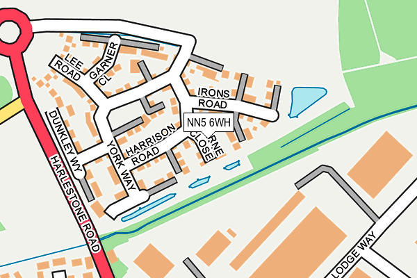 NN5 6WH map - OS OpenMap – Local (Ordnance Survey)
