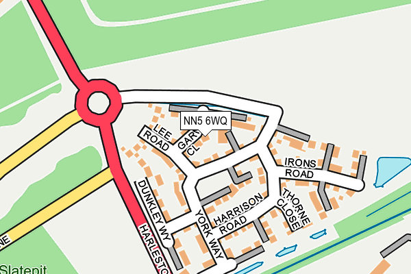 NN5 6WQ map - OS OpenMap – Local (Ordnance Survey)
