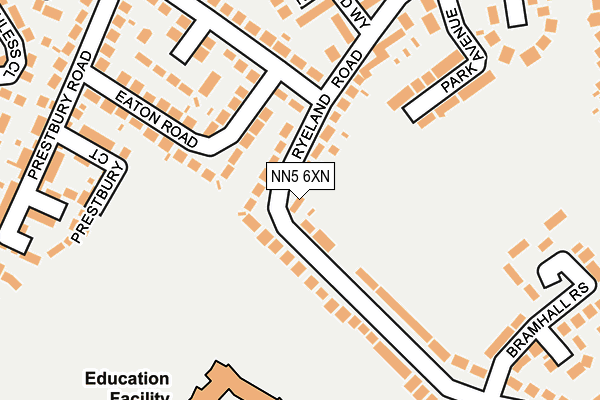 NN5 6XN map - OS OpenMap – Local (Ordnance Survey)