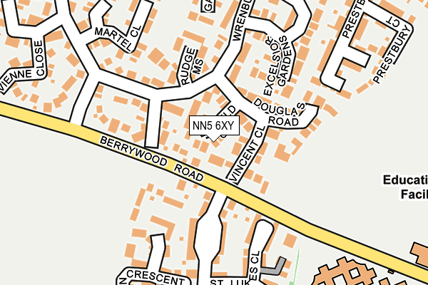 NN5 6XY map - OS OpenMap – Local (Ordnance Survey)