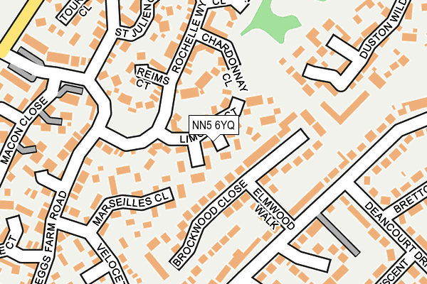 NN5 6YQ map - OS OpenMap – Local (Ordnance Survey)