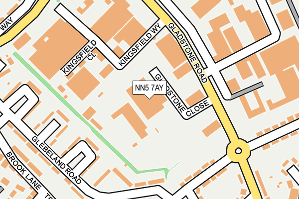 NN5 7AY map - OS OpenMap – Local (Ordnance Survey)
