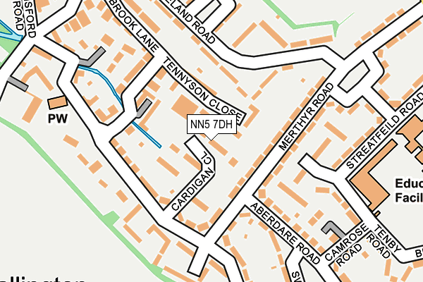 NN5 7DH map - OS OpenMap – Local (Ordnance Survey)