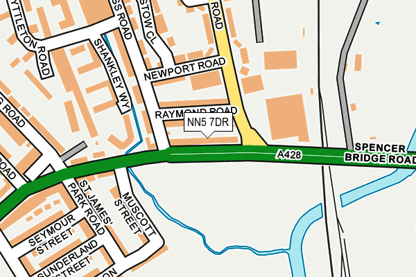 NN5 7DR map - OS OpenMap – Local (Ordnance Survey)