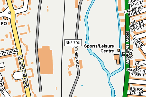 NN5 7DU map - OS OpenMap – Local (Ordnance Survey)