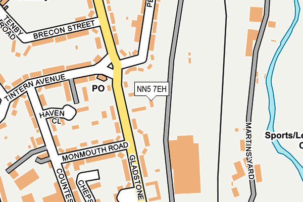 NN5 7EH map - OS OpenMap – Local (Ordnance Survey)