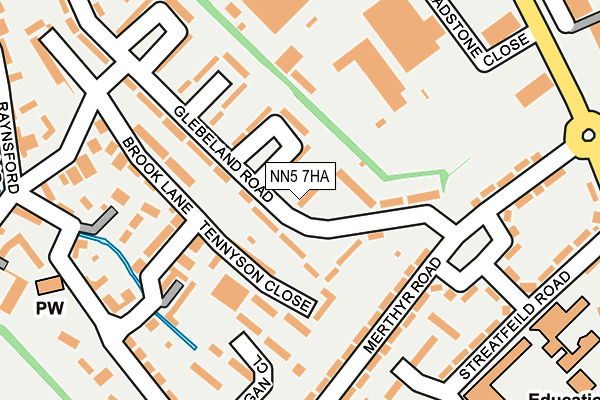 NN5 7HA map - OS OpenMap – Local (Ordnance Survey)